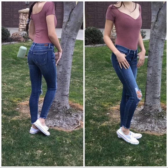 CLEARANCE-NO OFFERS‼️Rio Frayed Hem Skinny - Picture 3 of 4